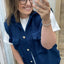 PS GILET 'TEDDY' | JEANSBLAUW