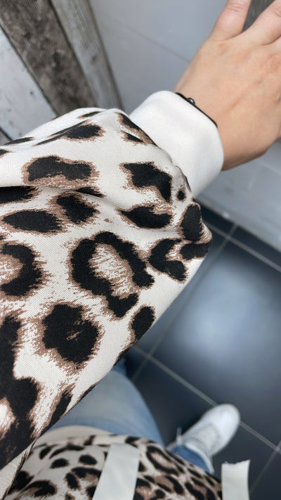 SWEATER 'OOG' | BRUIN (PANTER)