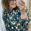 BLOUSE ‘INGE’ | PETROL
