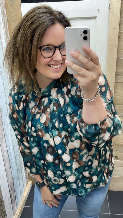 BLOUSE ‘INGE’ | PETROL