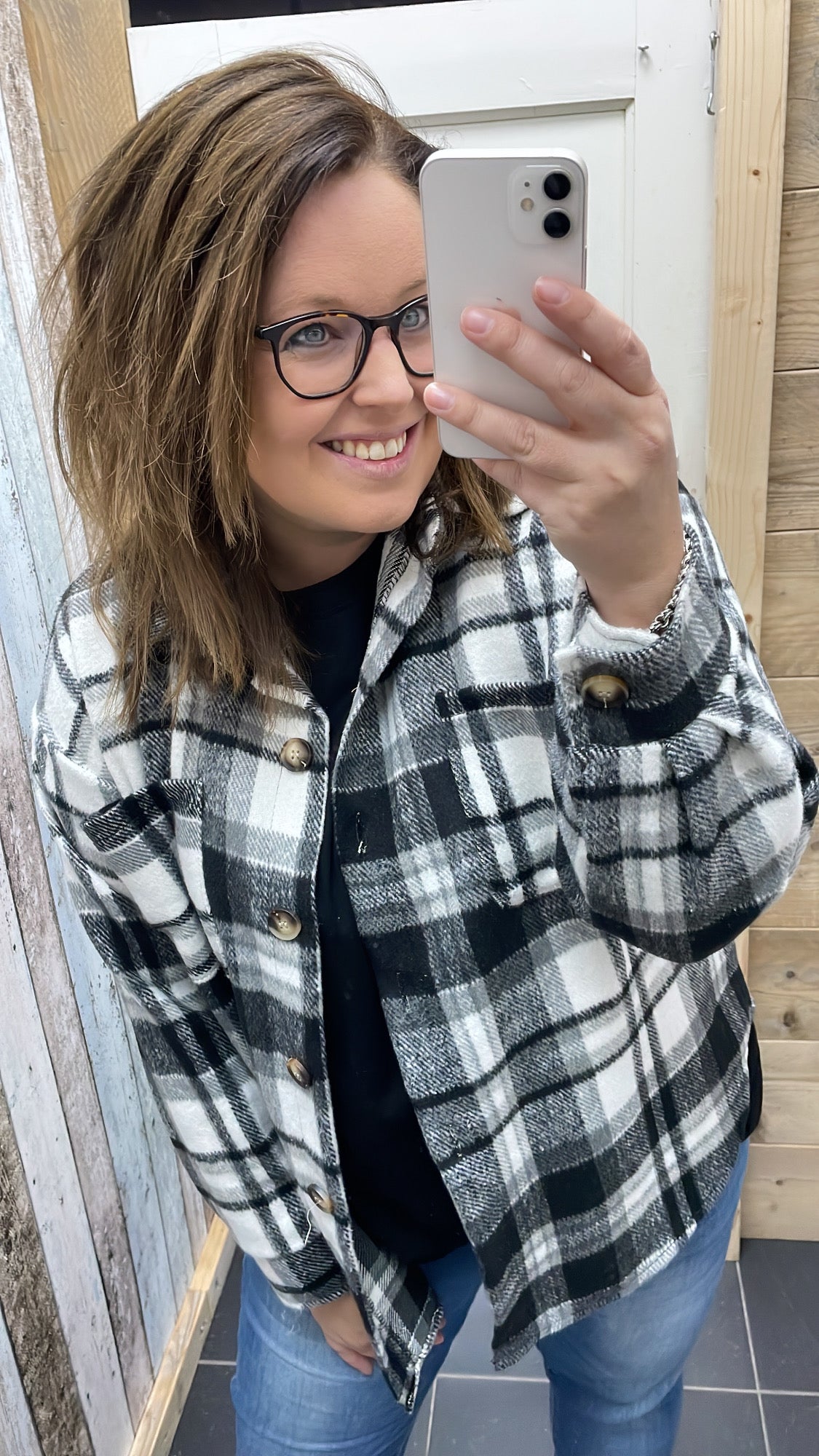 VEST ‘RUITEN’ | ZWART