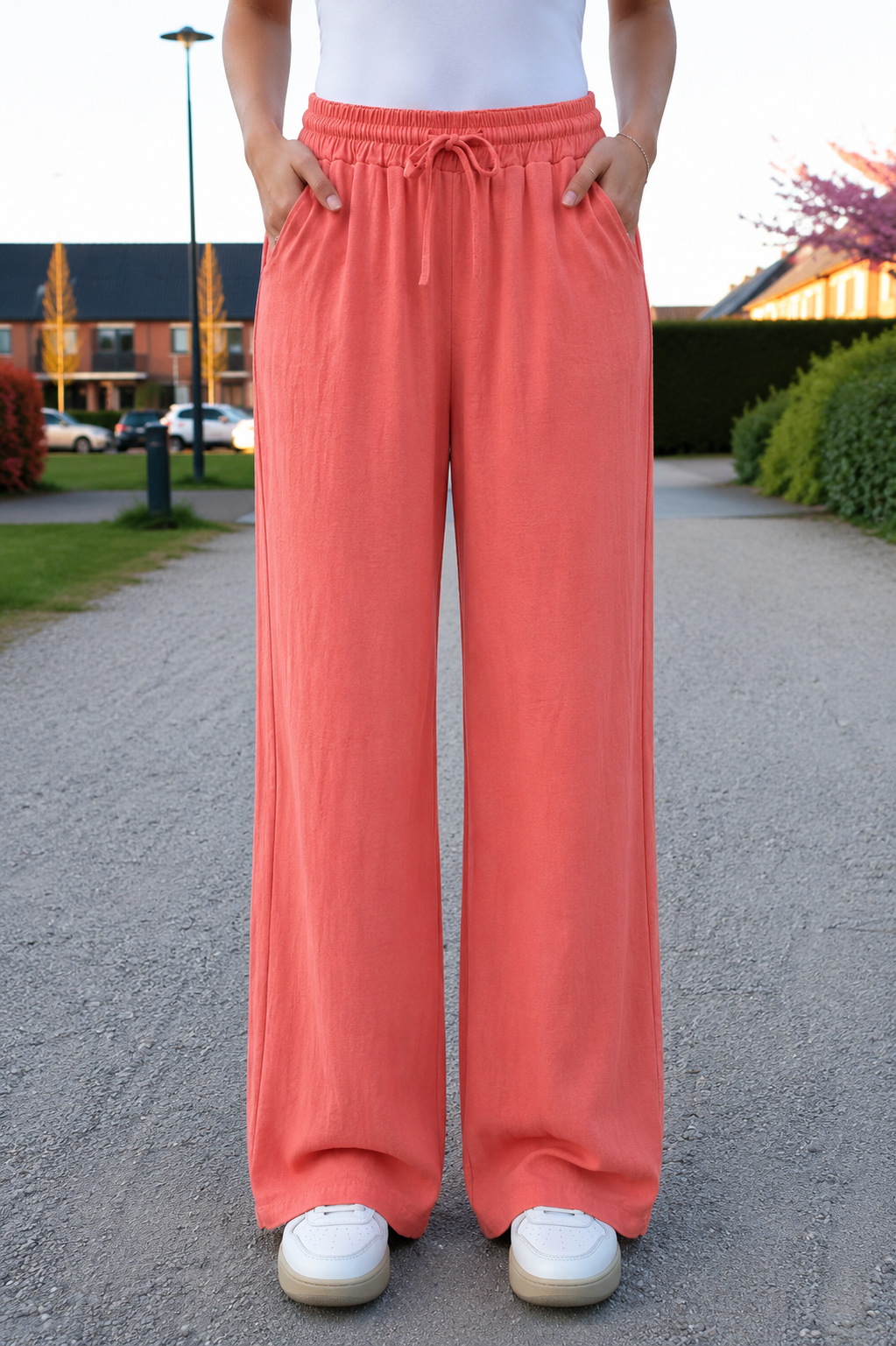 LINNEN BROEK | KORAAL