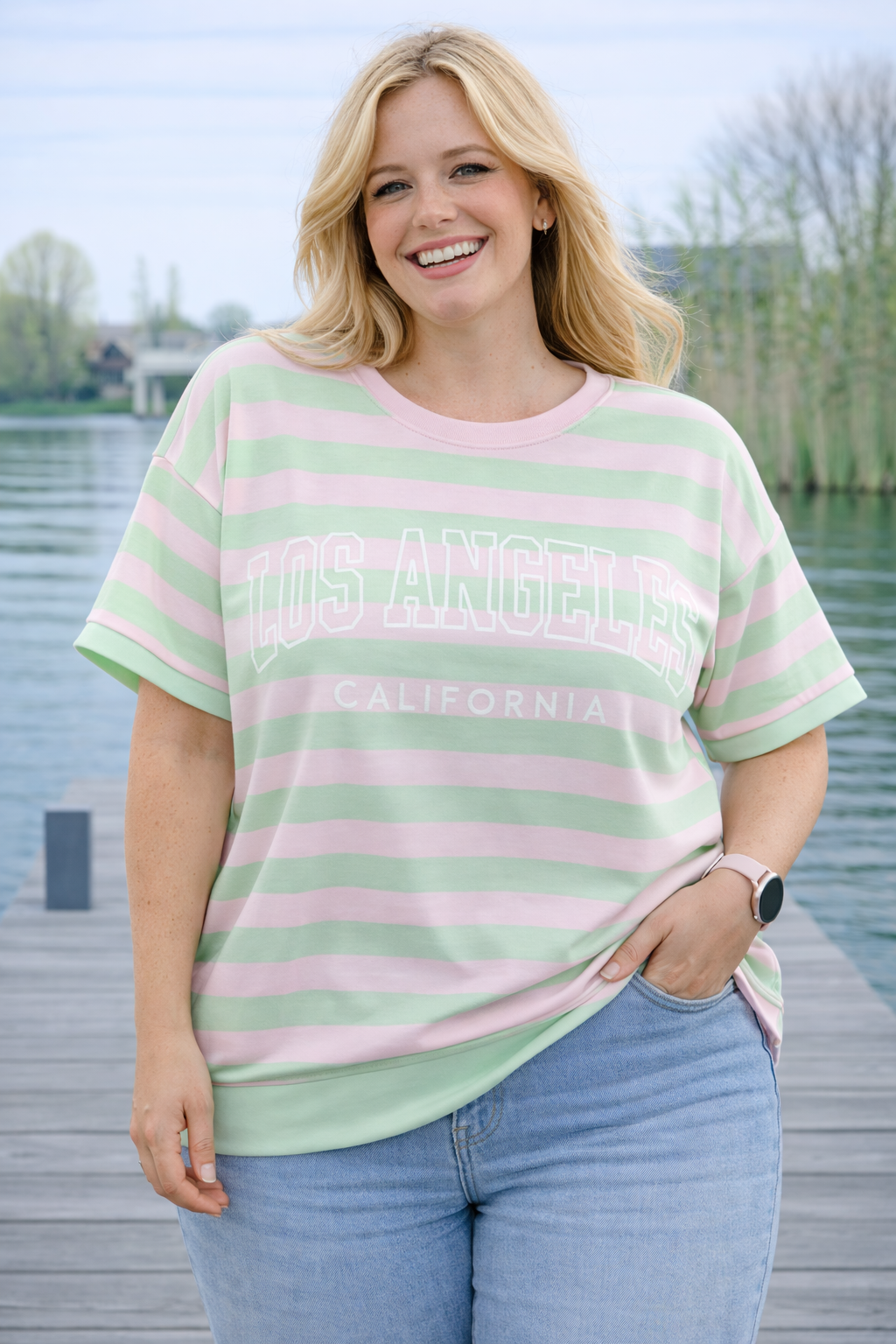 PS TOP 'LOS ANGELES' | MINTGROEN