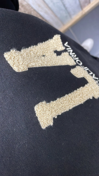 PS HOODIE 'LA' | ZWART