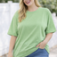 PS T-SHIRT ‘BASIC' | MINTGROEN