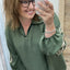 PS BLOUSE ‘BORDUURSEL 'KOORD’ | ARMY