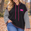 PS HOODIE 'STREPEN' | ZWART
