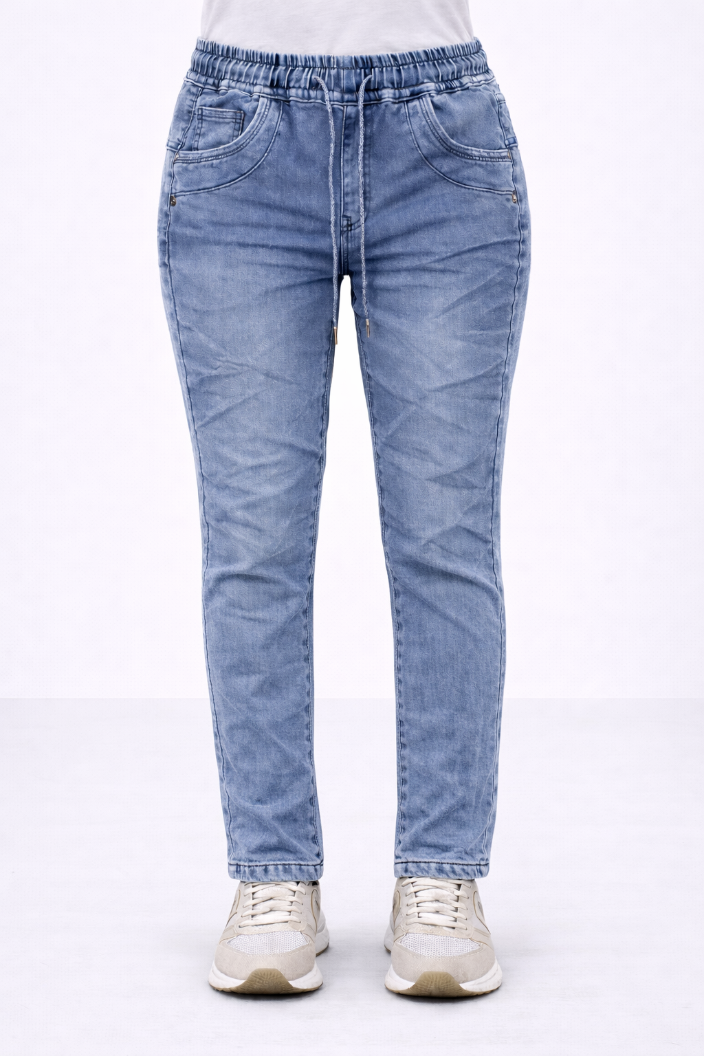 KAROSTAR 'JOGGING’ | GEMELEERD LICHTJEANS