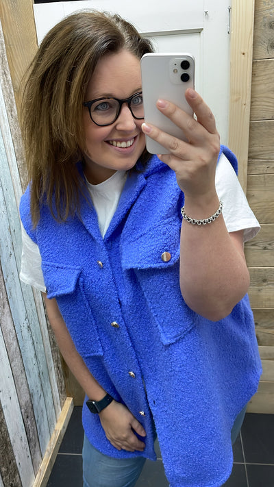 PS GILET 'TEDDY' | LAVENDEL
