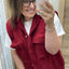 PS GILET 'TEDDY' | BORDEAUX