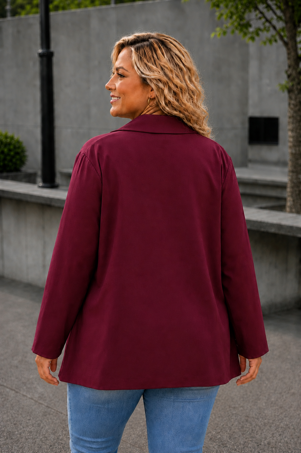 PS BLAZER 'HARTJES' | BORDEAUX