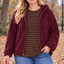 PS TOP 'AUTUMN STREPEN' | BORDEAUX