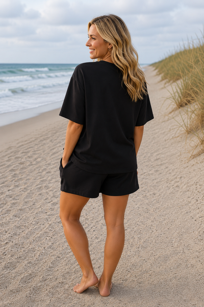 COMFY PAK 'EMBLEEM' | ZWART/ROZE