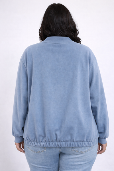 PS JAS SUEDE 'BIES' | LICHTBLAUW