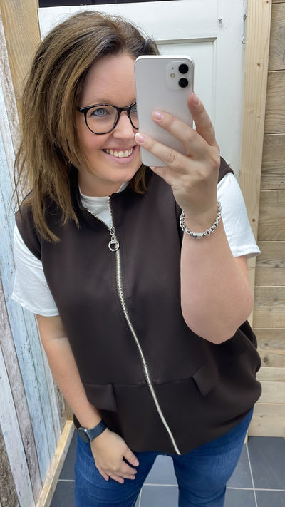 PS GILET 'SOFT' | DONKERBRUIN