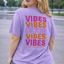 PS T-SHIRT ‘GOOD VIBES' | LILA