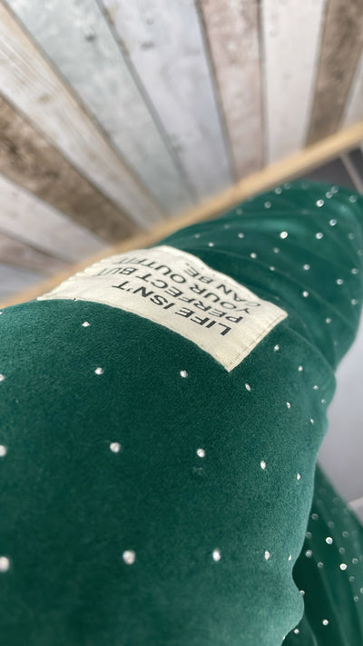 PS TOP 'COLL EMBLEEM' | DONKERGROEN