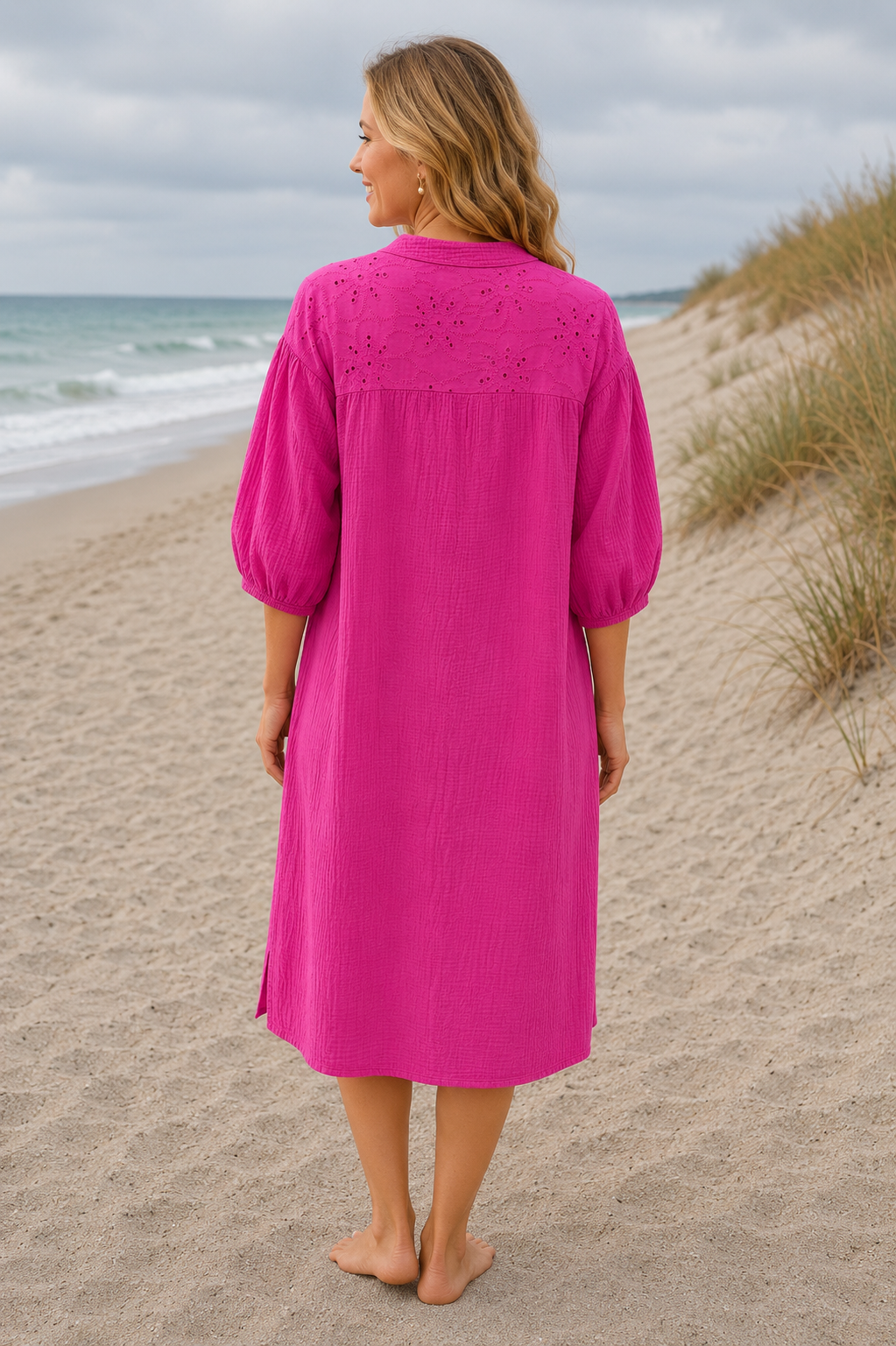 PS TUNIEK 'KATOEN' | FUCHSIA