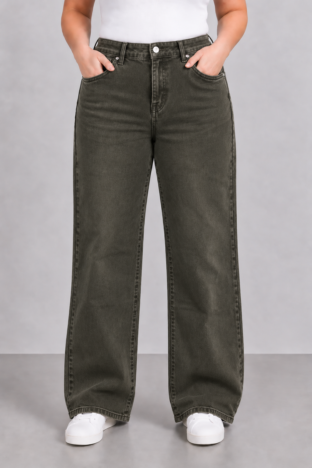 GOODIES 'WIDE LEG' | ARMY (DJ2497-13)