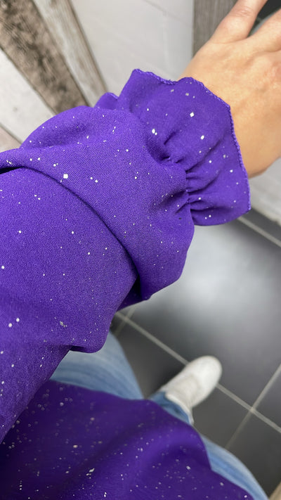 PS BLOUSE ‘GLITTER’ | PAARS