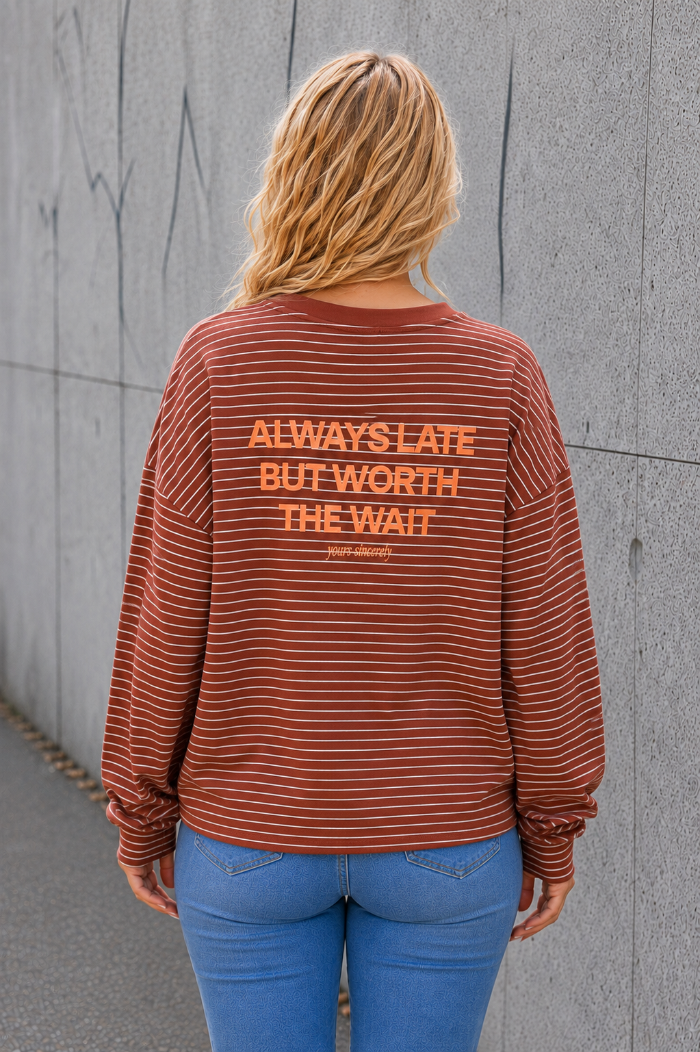 LONGSLEEVE 'ALWAYS LATE' | CAMEL