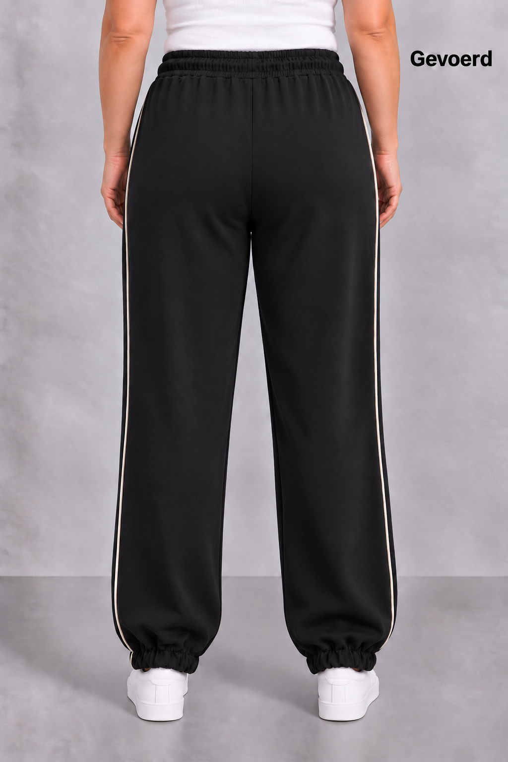 PS JOGGINGBROEK 'BIES' | ZWART