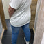 PS T-SHIRT ‘PANTER' | OFF-WHITE/KOBALT