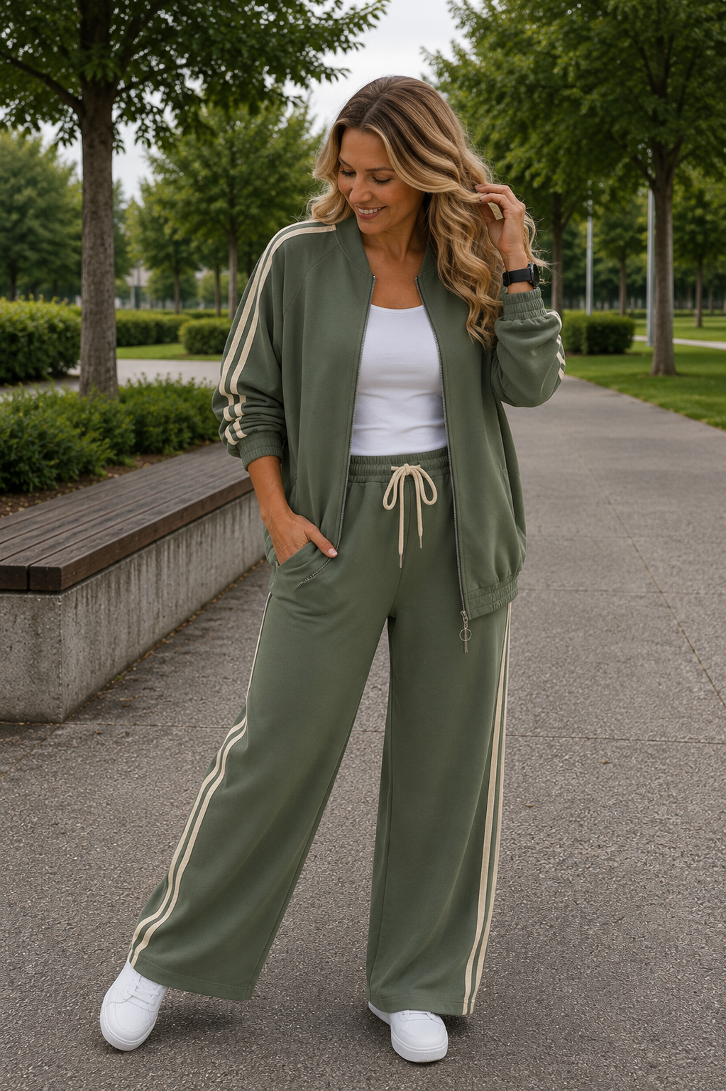 PS JOGGINGPAK 'EVA' | ARMY