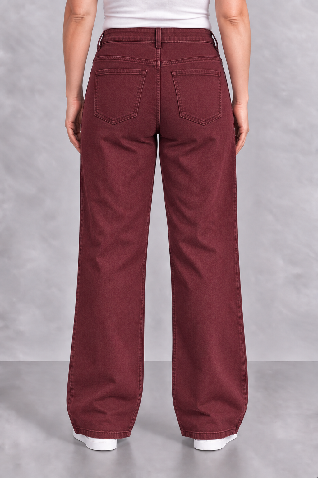 GOODIES 'WIDE LEG' | BORDEAUX (DJ2497-15)