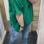 PS BLOUSE ‘OPEN SCHOUDER’ | GUCCI GROEN