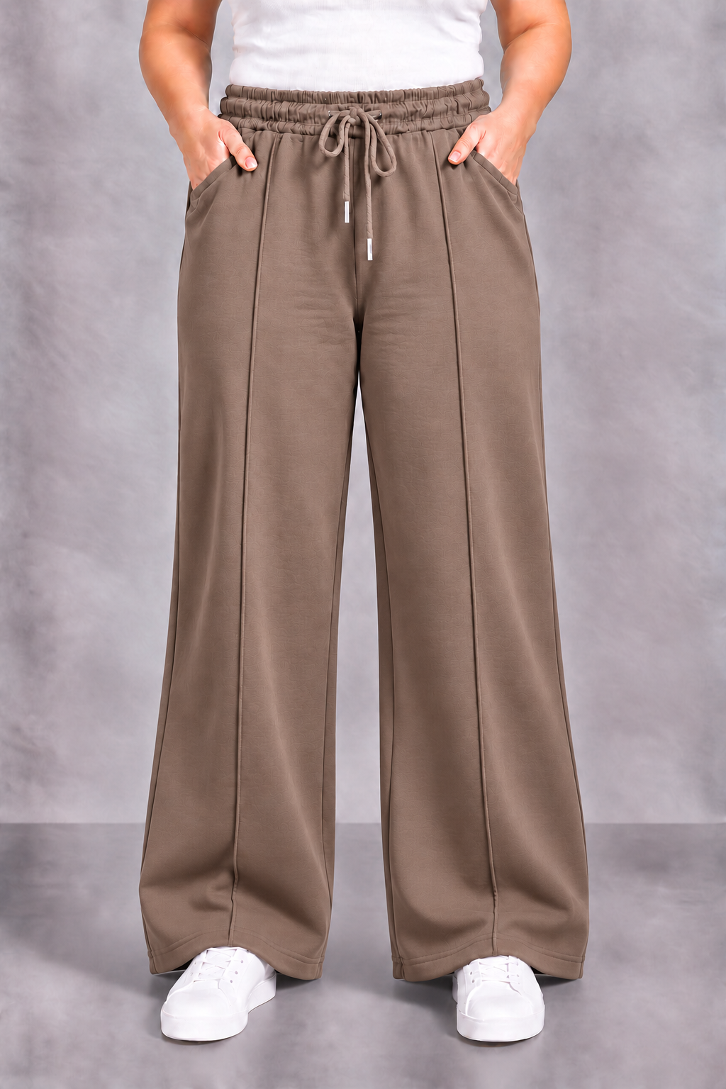 PS JOGGINGBROEK 'FLEECE' | TAUPE