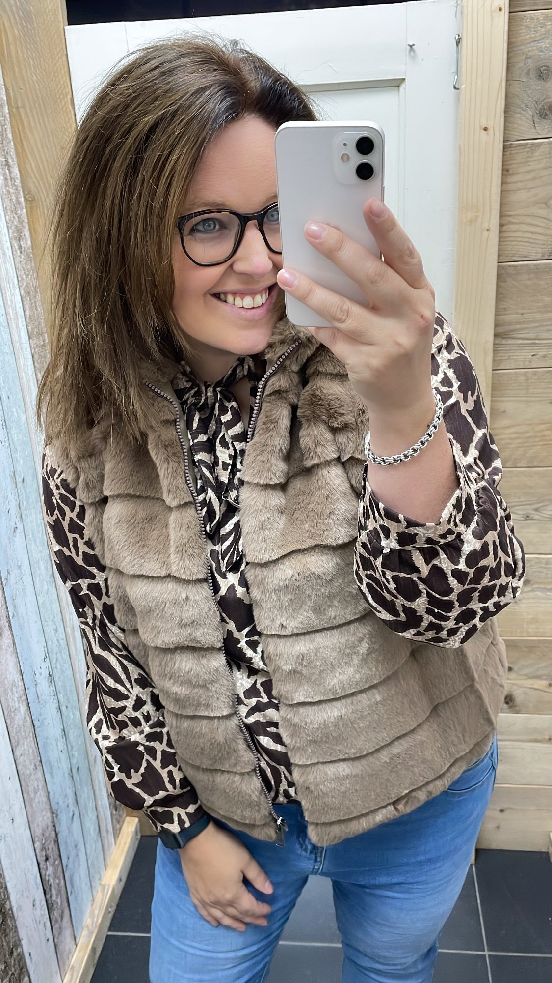 BLOUSE 'STRIK' | BRUIN