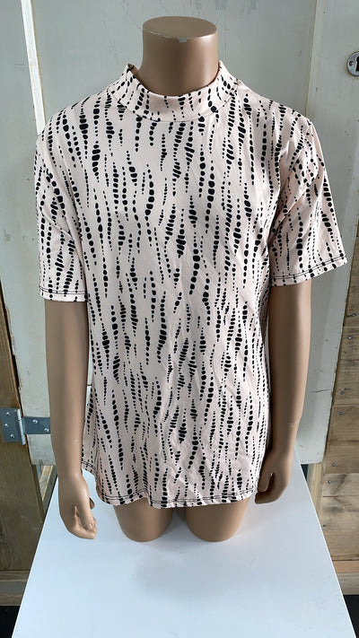 TOP 'SPIKKELS' | BEIGE