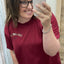 PS T-SHIRT ‘LA’ | BORDEAUX