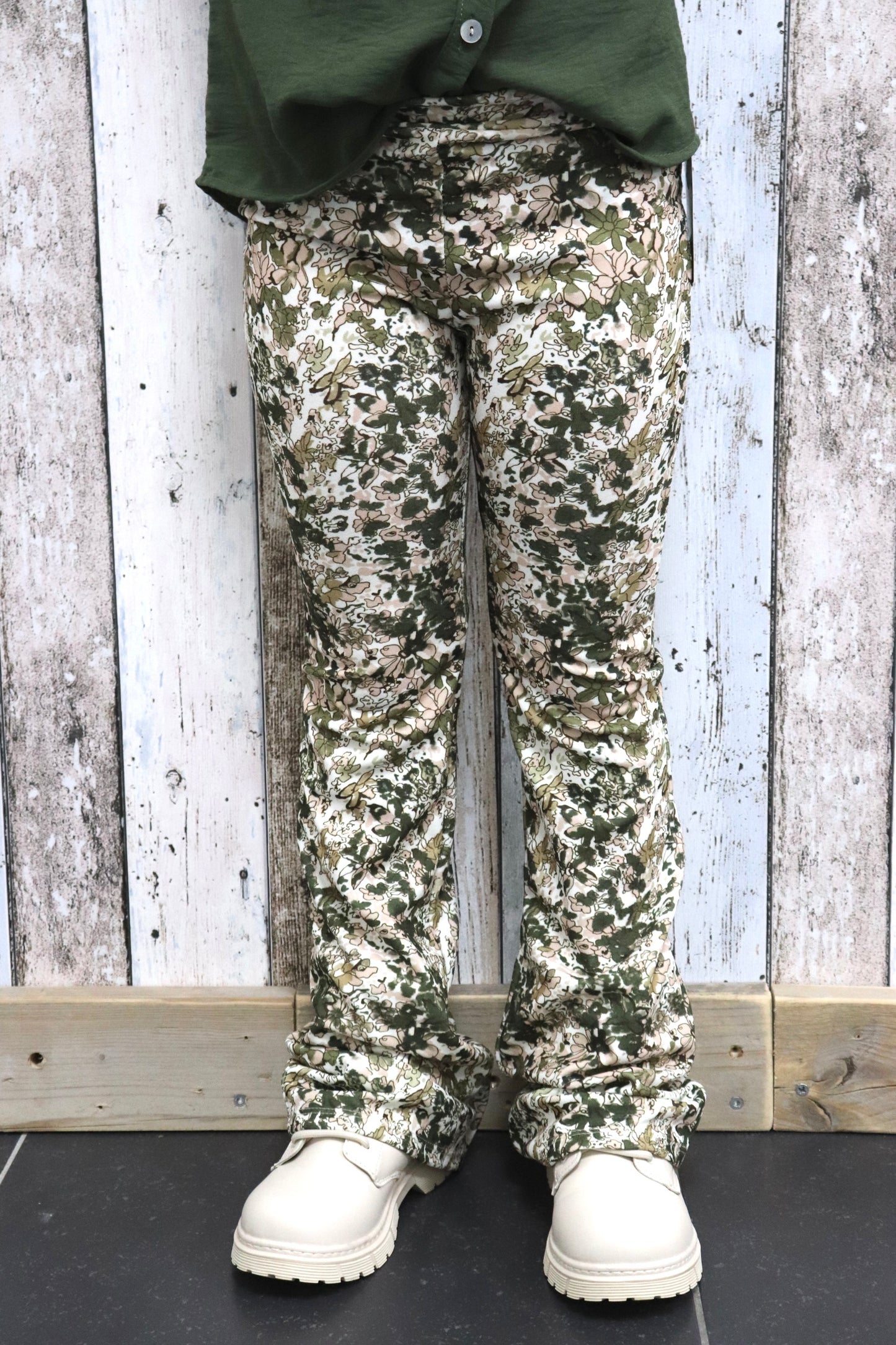 KIDS FLAIRBROEK 'FLOWERS' | ARMY