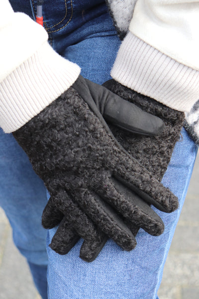 HANDSCHOEN ‘TEDDY’ | ZWART