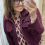 BLOUSE 'NANCY' | BORDEAUX