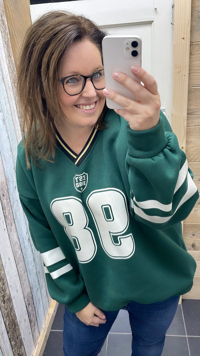 PS TRUI 'BASEBALL' | DONKERGROEN