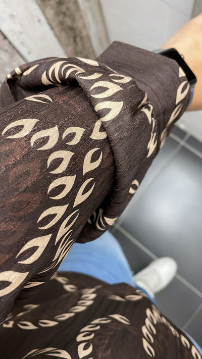 BLOUSE 'GREET' | DONKERBRUIN