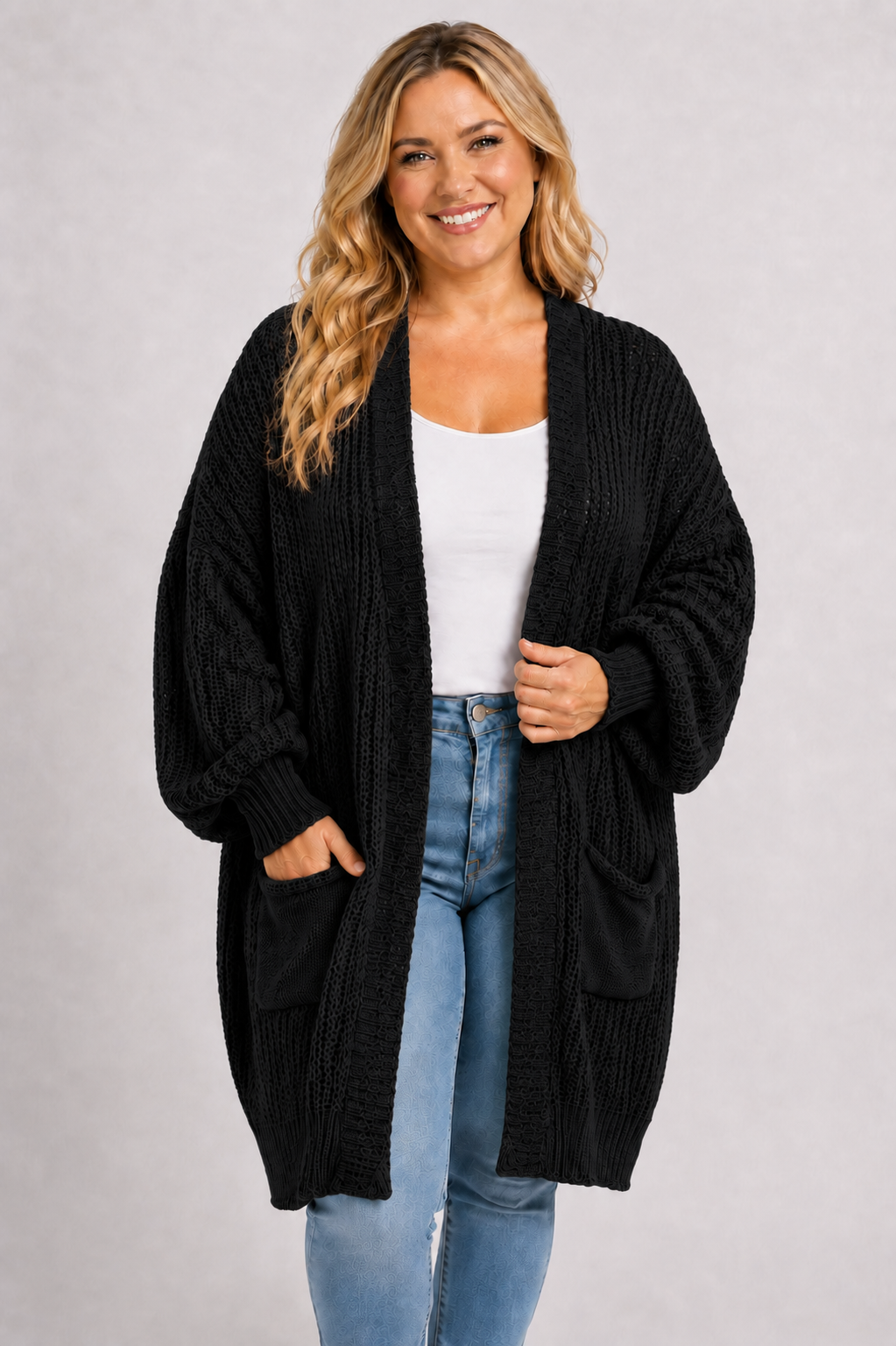 PS VEST 'POFMOUW' | ZWART
