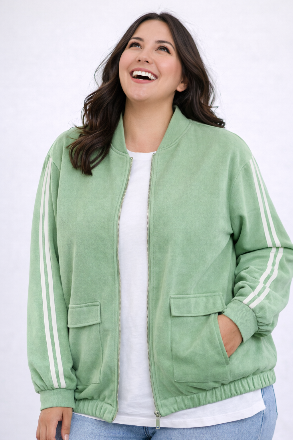 PS JAS SUEDE 'BIES' | MINTGROEN