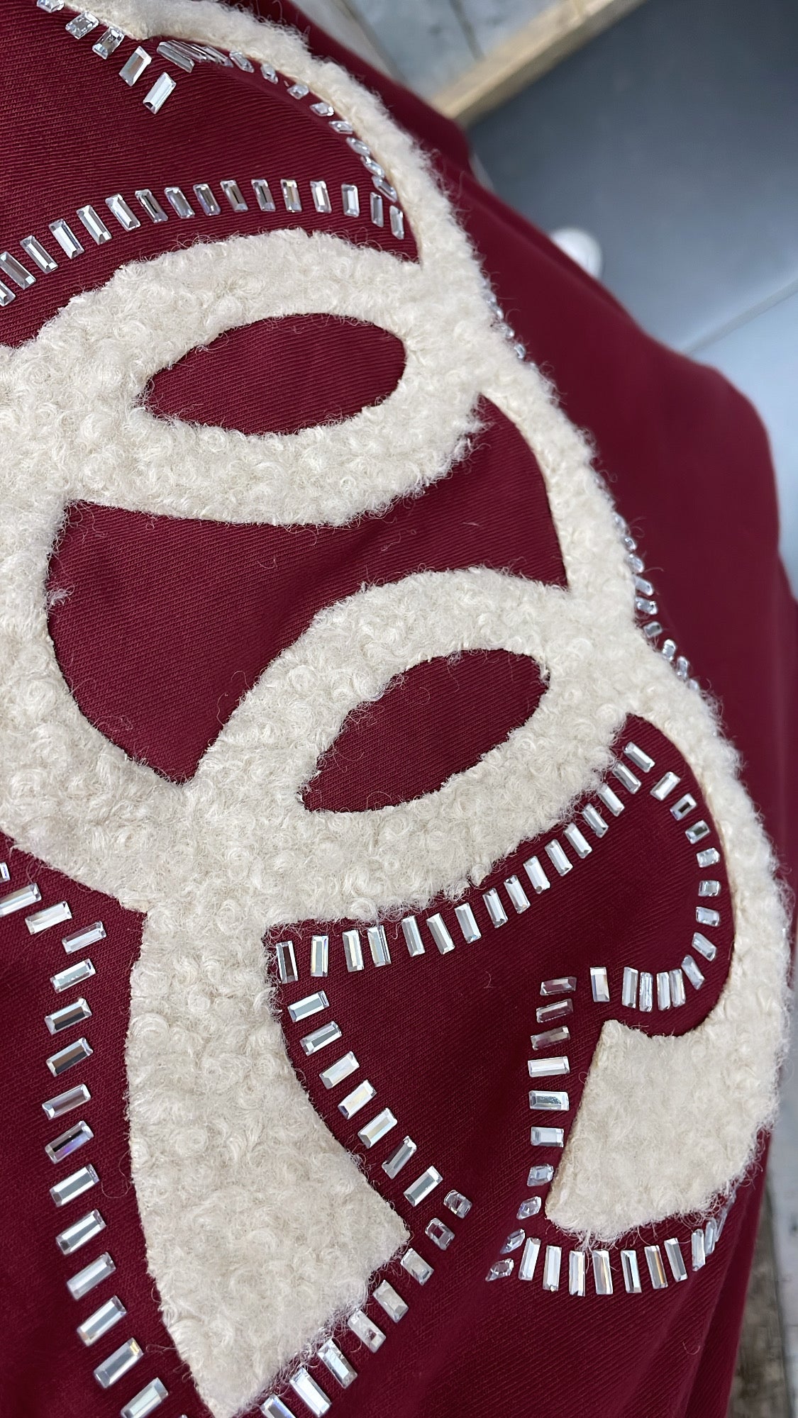 PS T-SHIRT ‘CC' | BORDEAUX