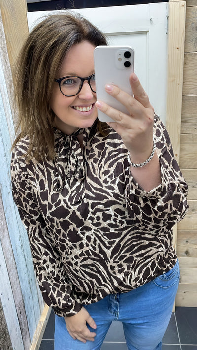 BLOUSE 'STRIK' | BRUIN