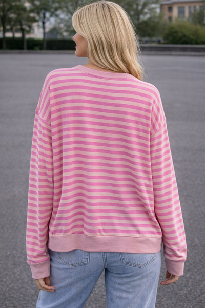 TOP 'LOVE/SMILEY' | ROZE/BEIGE