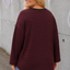 PS LONGSLEEVE 'STREPEN' | BORDEAUX
