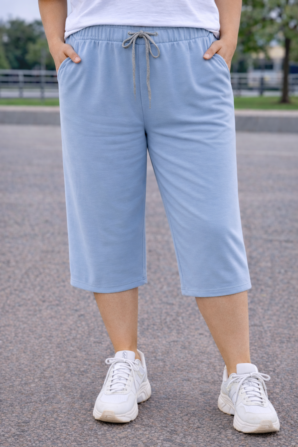 PS 3/4 JOGGINGBROEK | BLAUW