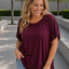 PS TOP ‘STUDS' | BORDEAUX