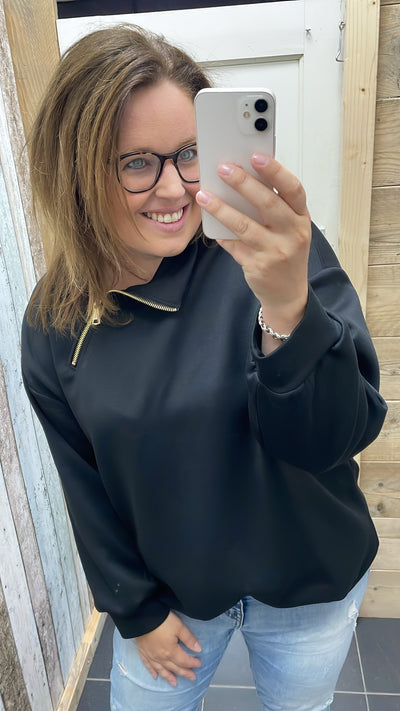 PS TRUI ‘ZIPPER' | ZWART