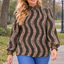 PS TOP 'GESMOKTE COLL' | ARMY