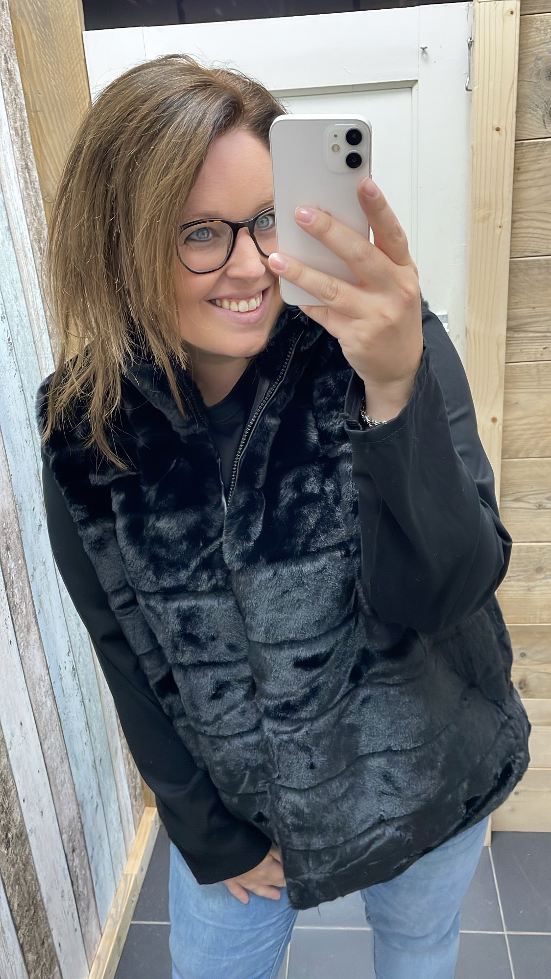 PS GILET 'NEPBONT' | ZWART